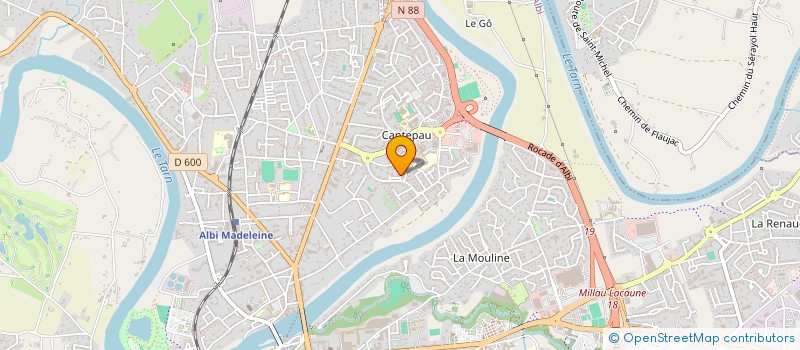 localisation de l'entreprise MONSIEUR NASRATULLAH SAFI à ALBI