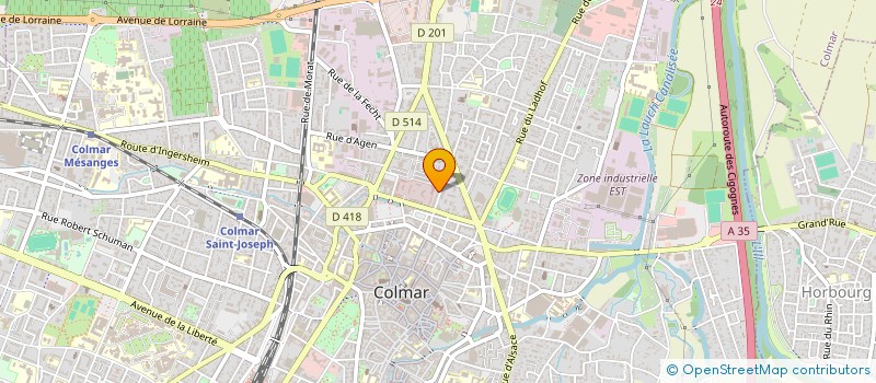 localisation de l'entreprise MONSIEUR NASRATULLAH SHINWARI  COLMAR