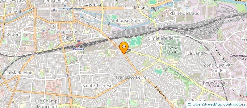 localisation de l'entreprise MONSIEUR NASRATULLAH TOKHI  RENNES