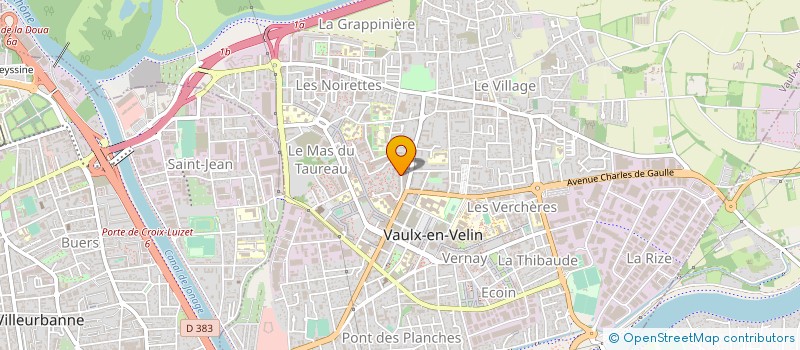 localisation de l'entreprise MONSIEUR NASREDDINE ALIANE  VAULX-EN-VELIN