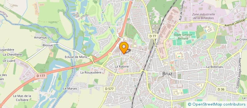 localisation de l'entreprise MONSIEUR NASREDDINE ALLIOUAT  BRUZ