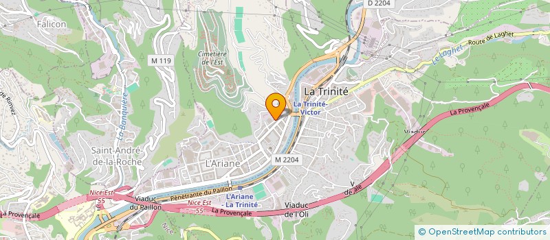 localisation de l'entreprise MONSIEUR NASREDDINE AOUGHLIS à NICE
