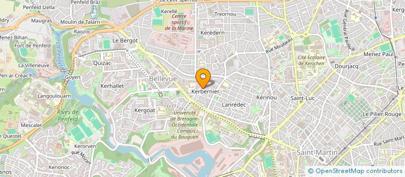 localisation de l'entreprise MONSIEUR NASREDDINE BENCHENIT  BREST