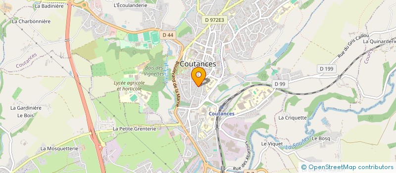 localisation de l'entreprise MONSIEUR NASREDDINE BENTATA  COUTANCES