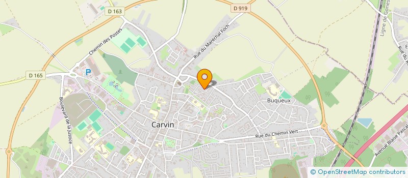 localisation de l'entreprise MONSIEUR NASREDDINE BOUACHRA  CARVIN