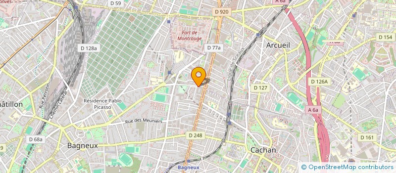localisation de l'entreprise MONSIEUR NASREDDINE BOUALI à BAGNEUX