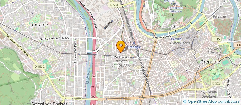 localisation de l'entreprise MONSIEUR NASREDDINE BOUAZZA  GRENOBLE