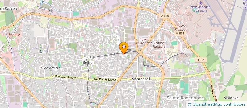 localisation de l'entreprise MONSIEUR NASREDDINE CHEBBI  TOURS