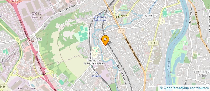 localisation de l'entreprise MONSIEUR NASREDDINE CHOUIKHA à CORBEIL-ESSONNES