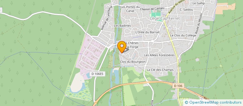 localisation de l'entreprise MONSIEUR NASREDDINE EL GOURI  LEGE-CAP-FERRET