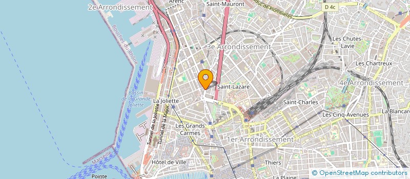 localisation de l'entreprise MONSIEUR NASREDDINE GHELMACI  MARSEILLE