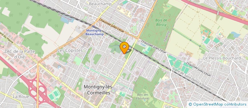 localisation de l'entreprise MONSIEUR NASREDDINE HADJ YOUCEF  MONTIGNY-LES-CORMEILLES