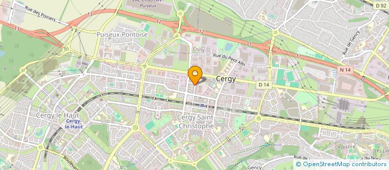 localisation de l'entreprise MONSIEUR NASREDDINE KHENISSI  CERGY