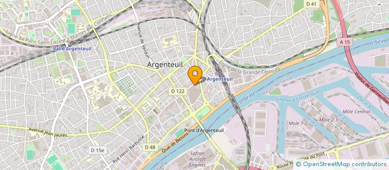 localisation de l'entreprise MONSIEUR NASREDDINE LASSOUED  ARGENTEUIL