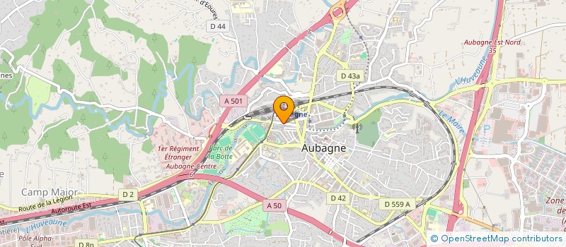 localisation de l'entreprise MONSIEUR NASREDDINE LASSOUED  AUBAGNE