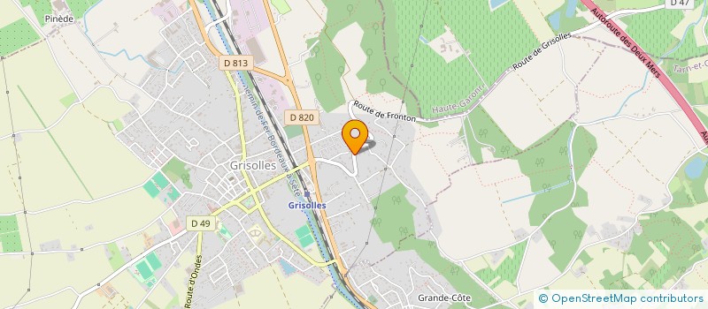 localisation de l'entreprise MONSIEUR NASREDDINE MECHENGUEL  GRISOLLES