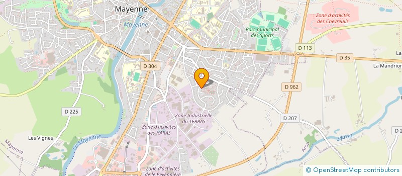 localisation de l'entreprise MONSIEUR NASREDDINE NAFLA  MAYENNE