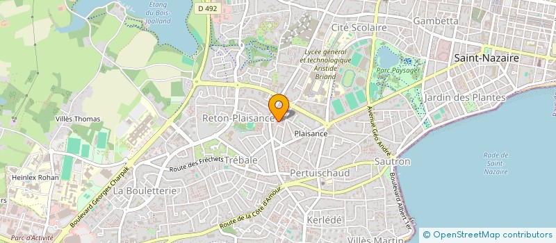 localisation de l'entreprise MONSIEUR NASREDDINE REGUIEG  SAINT-NAZAIRE