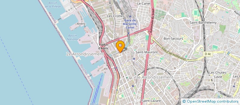 localisation de l'entreprise MONSIEUR NASREDDINE SEDIRI  MARSEILLE