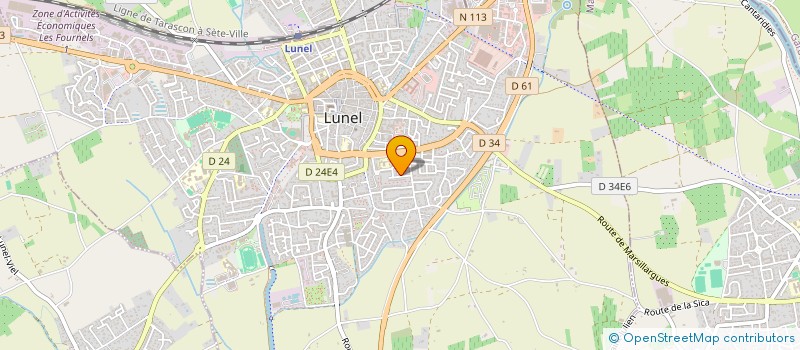 localisation de l'entreprise MONSIEUR NASREDDINE WAFAA à LUNEL