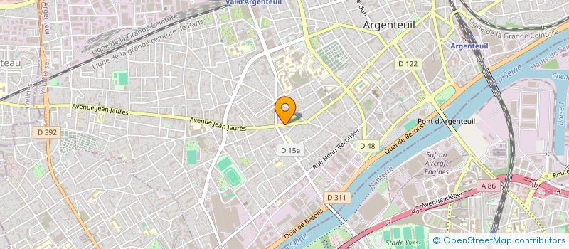 localisation de l'entreprise MONSIEUR NASREDINE HADOUNI  ARGENTEUIL