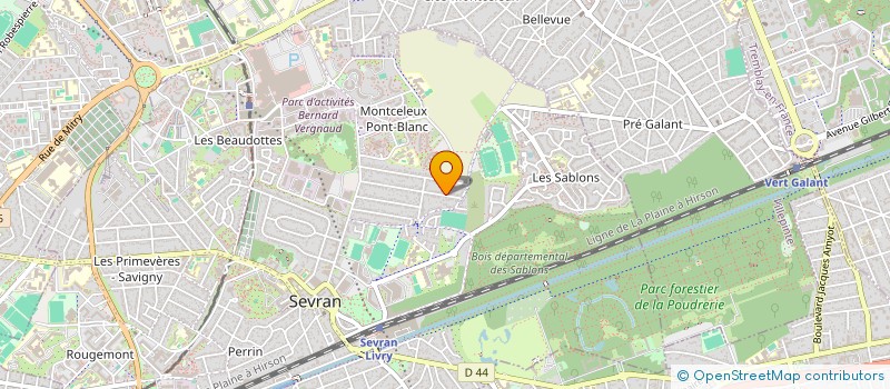 localisation de l'entreprise MONSIEUR NASREDINE RHOMARI à SEVRAN