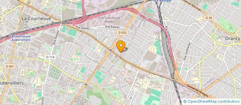 localisation de l'entreprise MONSIEUR NASRULLAH ARQUM à LA COURNEUVE