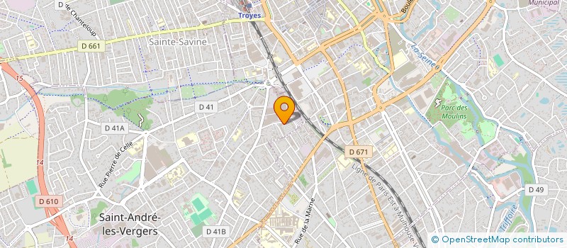 localisation de l'entreprise MONSIEUR NASRULLAH FAIZY  SAINT-ANDRE-LES-VERGERS