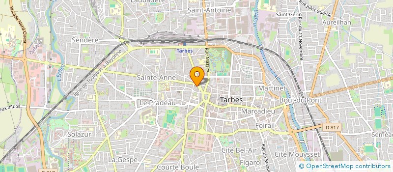 localisation de l'entreprise MONSIEUR NASRULLAH MANGAL  TARBES