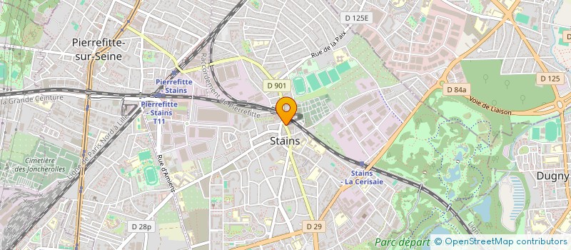 localisation de l'entreprise MONSIEUR NASRULLAH PAYANDAKHIL à STAINS