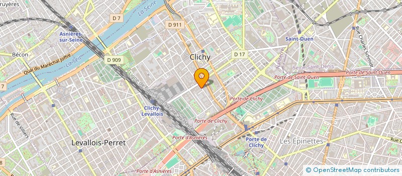 localisation de l'entreprise MONSIEUR NASSAIRE BESSA à CLICHY