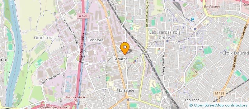 localisation de l'entreprise MONSIEUR NASSAIRE GOULEI  TOULOUSE