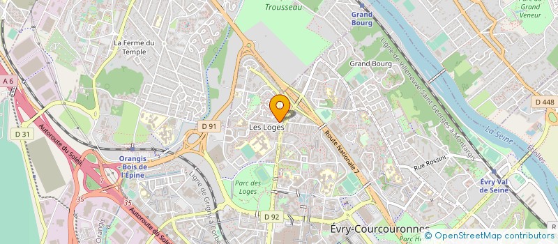 localisation de l'entreprise MONSIEUR NASSAR NAMANE à EVRY-COURCOURONNES