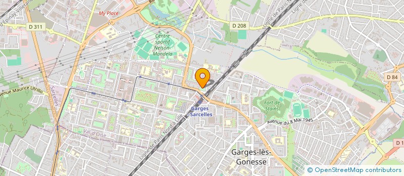 localisation de l'entreprise MONSIEUR NASSEM MOHAMMAD  SARCELLES