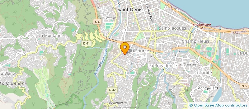 localisation de l'entreprise MONSIEUR NASSER ABDOU  SAINT-DENIS