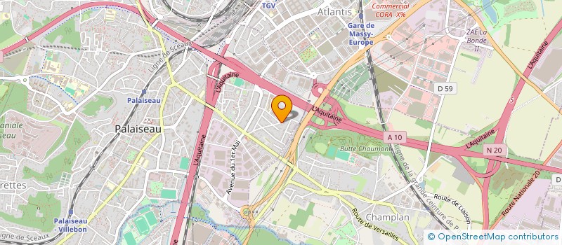 localisation de l'entreprise MONSIEUR NASSER ABID  PALAISEAU