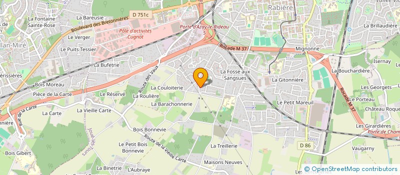 localisation de l'entreprise MONSIEUR NASSER ADAD  JOUE-LES-TOURS