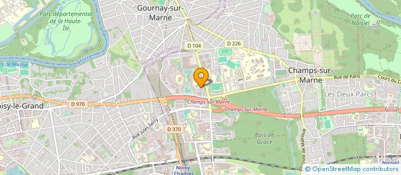 localisation de l'entreprise MONSIEUR NASSER AISSAOUI  CHAMPS-SUR-MARNE