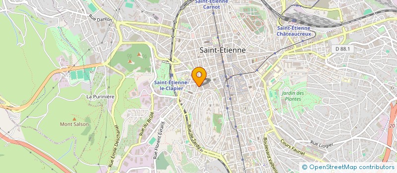 localisation de l'entreprise MONSIEUR NASSER AKHATAR à SAINT-ETIENNE