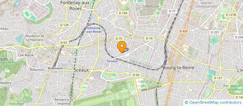 localisation de l'entreprise MONSIEUR NASSER AZLI à SCEAUX