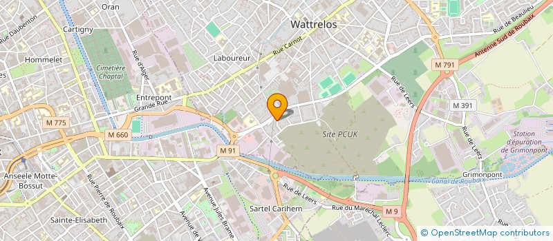 localisation de l'entreprise MONSIEUR NASSER AZZI  WATTRELOS