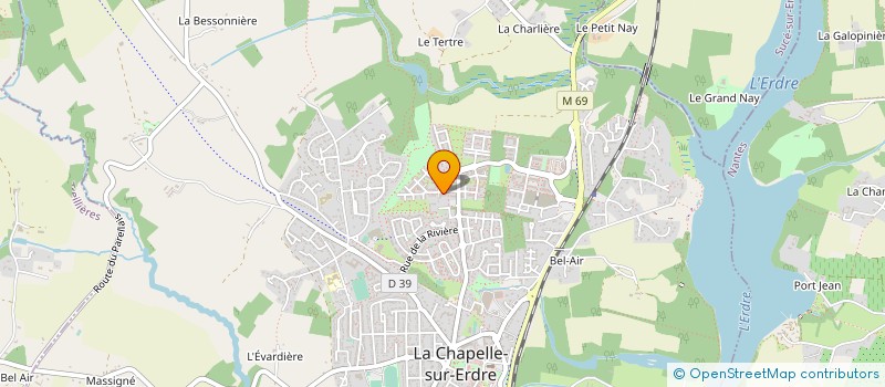 localisation de l'entreprise MONSIEUR NASSER BELALIA à LA CHAPELLE-SUR-ERDRE