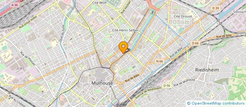localisation de l'entreprise MONSIEUR NASSER BENAMEUR à MULHOUSE
