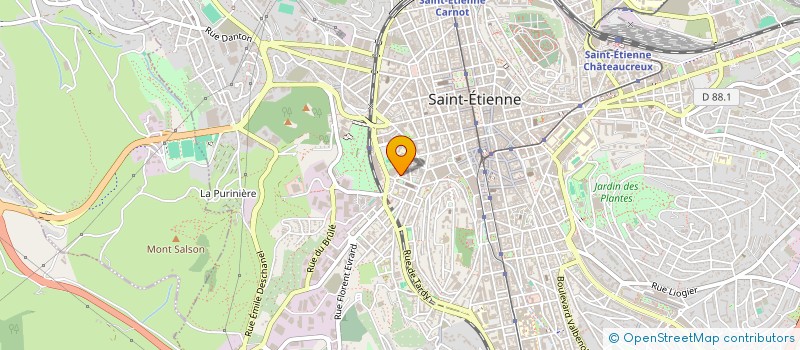 localisation de l'entreprise MONSIEUR NASSER BENHAMMADA  SAINT-ETIENNE