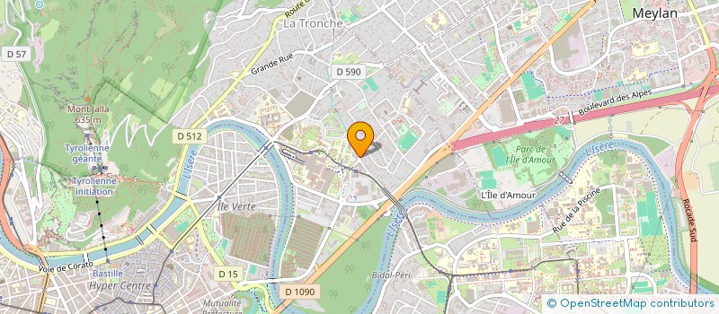 localisation de l'entreprise MONSIEUR NASSER BENKHEIRA  LA TRONCHE