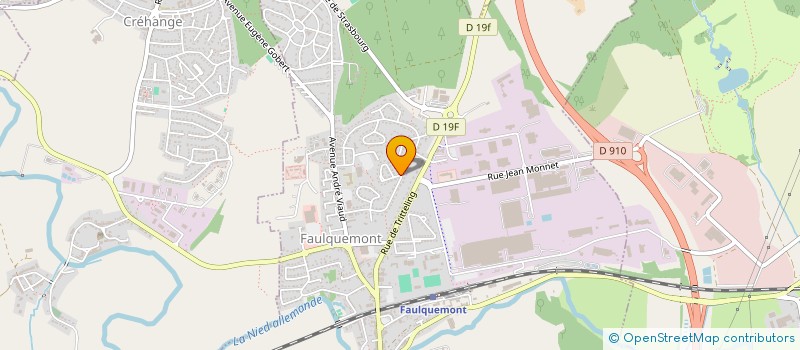 localisation de l'entreprise MONSIEUR NASSER BITAT  FAULQUEMONT