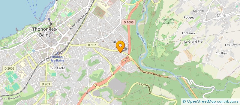 localisation de l'entreprise MONSIEUR NASSER BORGI à THONON-LES-BAINS