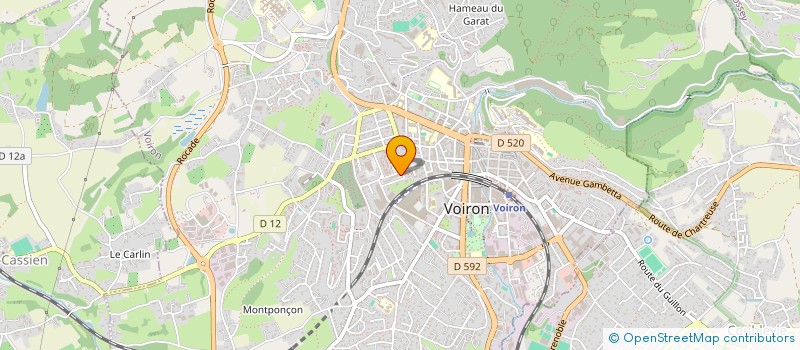 localisation de l'entreprise MONSIEUR NASSER BOUGUETTAYA à VOIRON