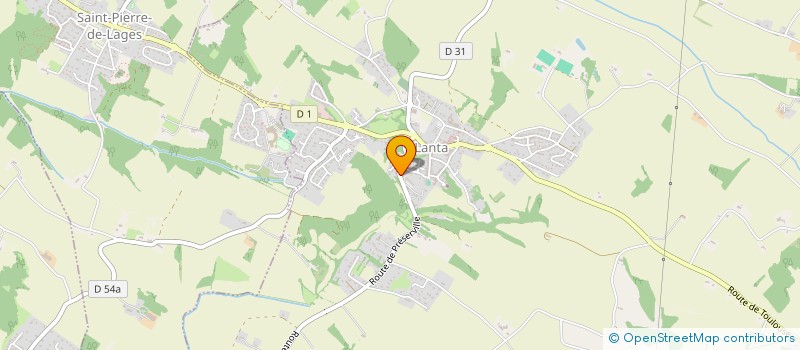 localisation de l'entreprise MONSIEUR NASSER CHOUATI  SAINTE FOY D'AIGREFEUILLE