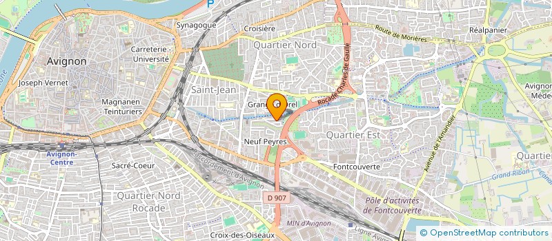 localisation de l'entreprise MONSIEUR NASSER CHOUKRI  AVIGNON